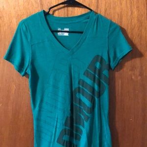 Green Under Armour Top